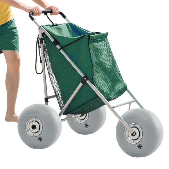 Alt view image 6 of 7 - 12" Beach Balloon Wheels 2 Packs PVC Cart Tires Replacement Big Sand Wheels for Beach Cart, Wagon, Kayak Trolley & Canoe Dolly - Heavy Duty Beach Cart Tires (12-Inchs)
