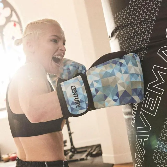 Alt view image 4 of 6 - Womens Boxing Gloves | Machine Washable, Dryer Safe, Stylish and Protective Training Gloves | Boxing Gloves with Impact Protection & Bright Color Design | Ideal for Muay Thai, Kickboxing