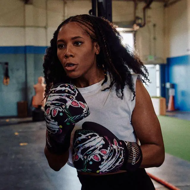 Alt view image 3 of 6 - Womens Boxing Gloves | Machine Washable, Dryer Safe, Stylish and Protective Training Gloves | Boxing Gloves with Impact Protection & Bright Color Design | Ideal for Muay Thai, Kickboxing