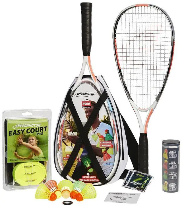 Main image of Junior Set - Original Speed Badminton/crossminton Children's Set Includes 2 Kids Rackets, 2 Fun Speeder and Bag