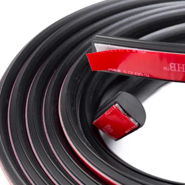 Alt view image 2 of 2 - Boat Carpet Trim Saltwater Edition for Vinyl & Carpeted Floors. Matte Black, Slightly Wider 5/8" Width, Powerful 3M Adhesive Backing, Saltwater Resistant, Patented Design (20 Ft, Trim Only)