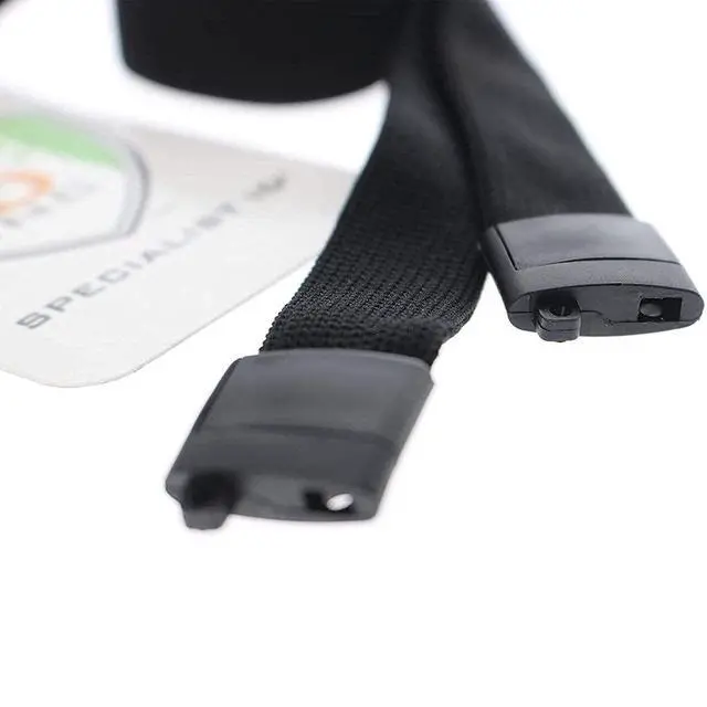 Alt view image 6 of 6 - Bulk 25 Pack - Comfort Black Breakaway Lanyard & Retractable Badge Reel Combo - Stretchy Neck Strap with Retracting Reel Cord for Office Badges, Keys and Access Cards
