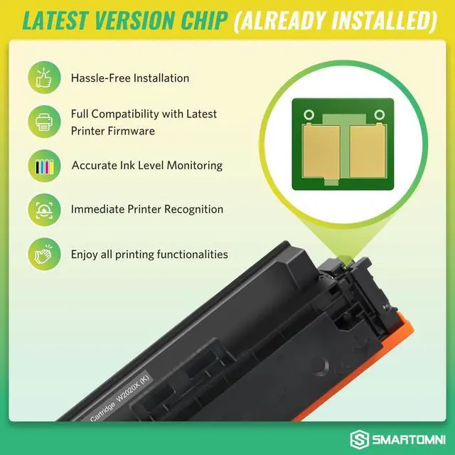 Alt view image 4 of 7 - 414A Toner Cartridges Black (with Chip) Works with Color Pro MFP M479fdw M479fdn M454dw M454dn M479dw M455dn M479 M454, Enterprise Laser Jet M455dn M480f Printer | W2020A 414X W2020X, Pack of 2