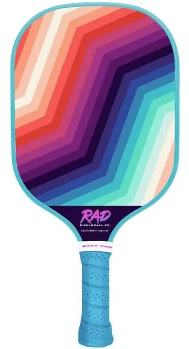 Main image of RAD Pickleball Paddle USAPA Approved Pickleball Racket Fiberglass Surface with Spin Grit Tech Carbon Fiber Pickleball Paddle for Power & Control Indoor & Outdoor