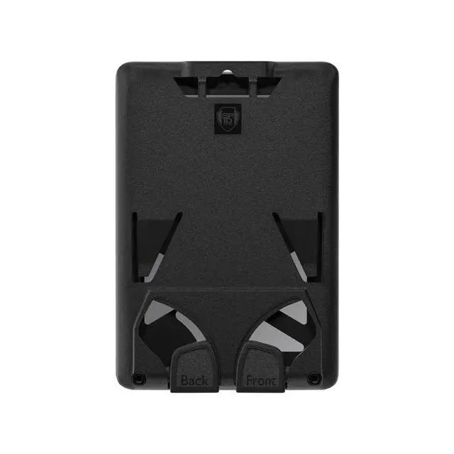 Alt view image 4 of 7 - Bulk 20 Pack - 3 Card Badge Holder Up to Three ID Badges - Heavy Duty Vertical Hard Plastic Case for Multiple Cards - Polycarbonate - Tactical CAC, Smart & Swipe I'd Holders by (Black)