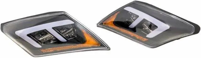 Alt view image 4 of 6 - Golf Cart LED Headlight Kit Compatible with Yamaha Drive2 | Fits 2017-Up Models