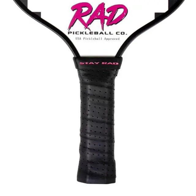 Alt view image 5 of 7 - RAD Pickleball Paddle USAPA Approved Pickleball Racket Fiberglass Surface with Spin Grit Tech Carbon Fiber Pickleball Paddle for Power & Control Indoor & Outdoor