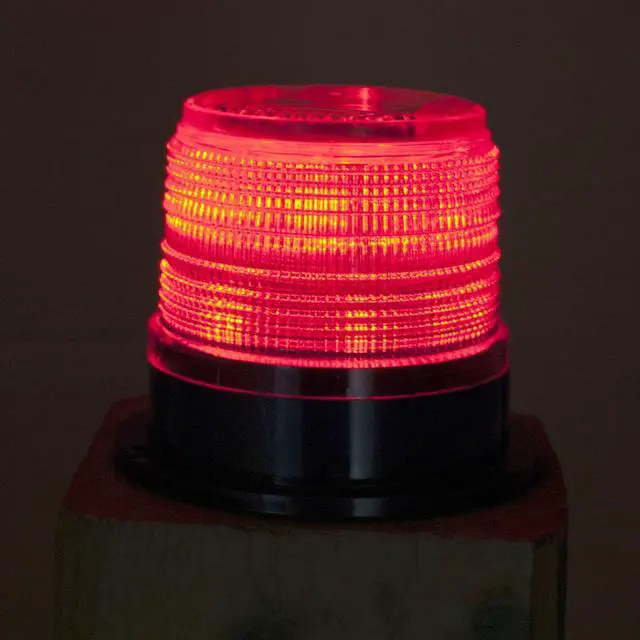Alt view image 2 of 2 - Solar Marker Light, Amber