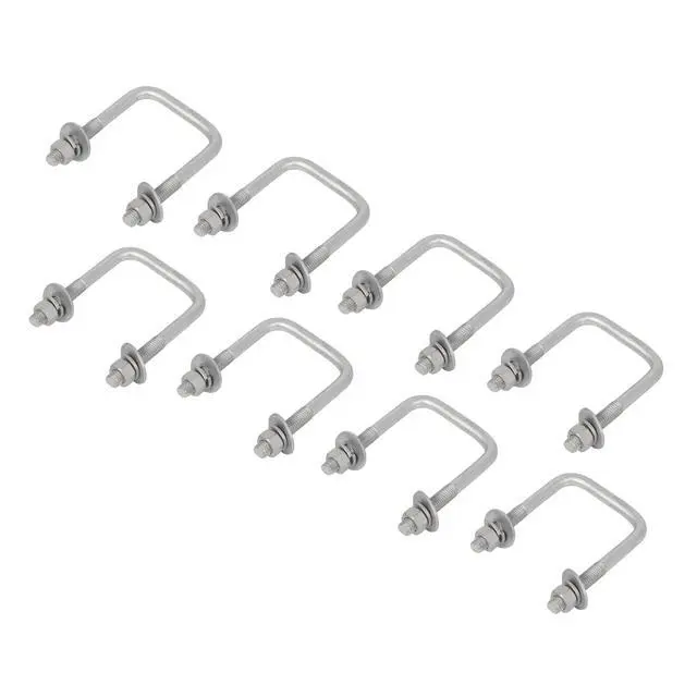 Alt view image 7 of 7 - Boat Trailers Galvanized Swivel Brackets Mounted Top Bunk Bolster Boards Sets