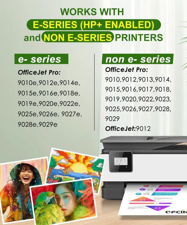 Alt view image 2 of 7 - 962XL Ink Cartridges Combo Pack Replacement for HP 962 HP 962XL Ink | Compatible with HP Officejet Pro 9015e 9018e 9025e 9012e 9015 9010 9012 9018 9020 9025 Printers (962XL 4 Pack, BK, CMY)