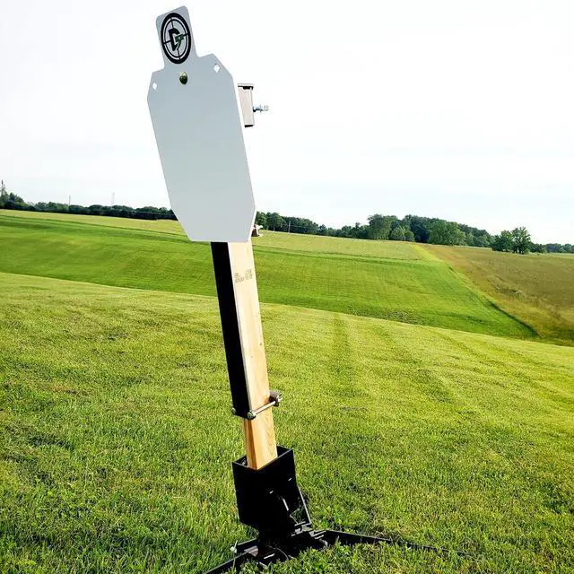 Alt view image 5 of 7 - 2x4 Protector Plate - AR500 Steel Bash Plate for Target Stand - Durable and Easy-Install Shooting Range Shield Protective Shooting Plate