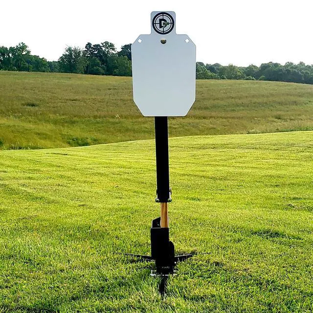 Alt view image 4 of 7 - 2x4 Protector Plate - AR500 Steel Bash Plate for Target Stand - Durable and Easy-Install Shooting Range Shield Protective Shooting Plate