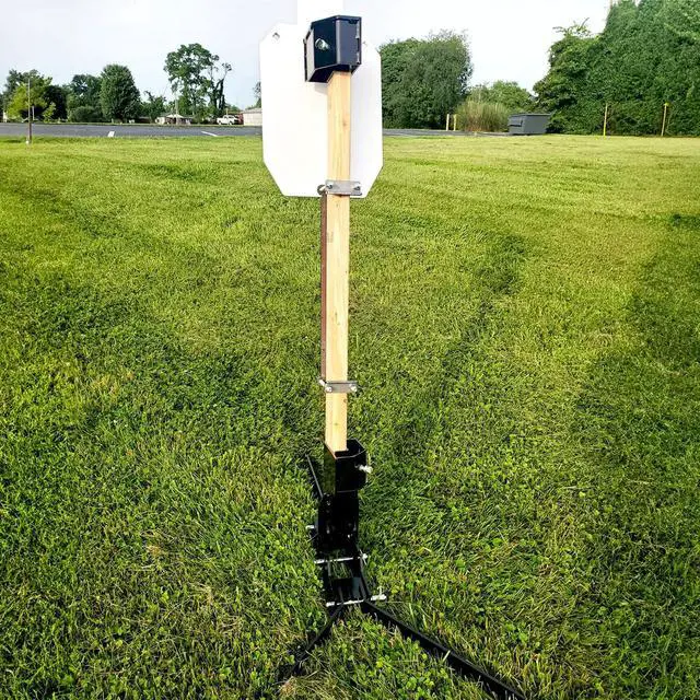 Alt view image 6 of 7 - 2x4 Protector Plate - AR500 Steel Bash Plate for Target Stand - Durable and Easy-Install Shooting Range Shield Protective Shooting Plate
