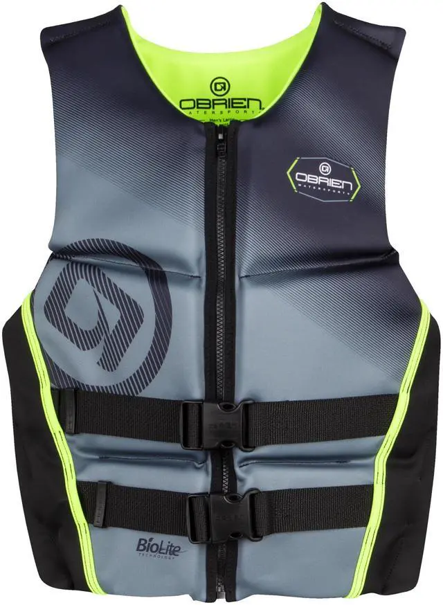 Main image of Men's Flex V-Back Life Jacket - US Coast Guard Approved Level 70 Buoyancy - Water Sports Activity Including Boating, Paddle, Skiing, Surfing & Swimming