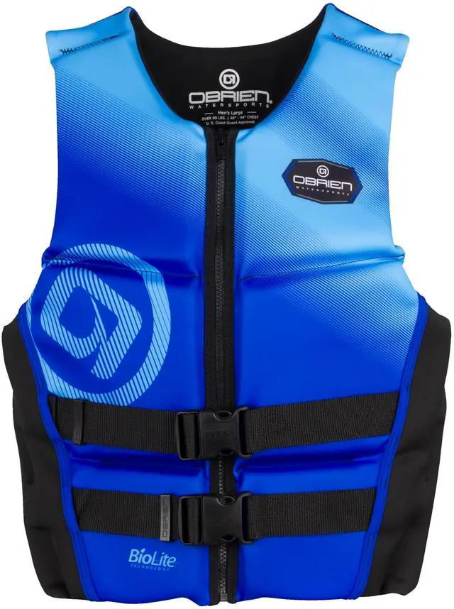 Main image of Men's Flex V-Back Life Jacket - US Coast Guard Approved Level 70 Buoyancy - Water Sports Activity Including Boating, Paddle, Skiing, Surfing & Swimming