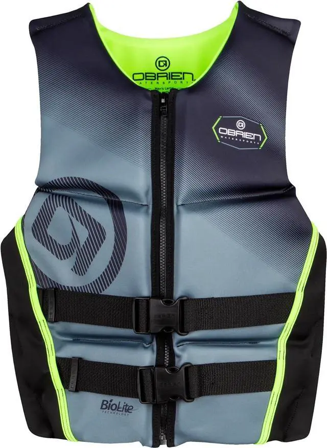 Main image of Men's Flex V-Back Life Jacket - US Coast Guard Approved Level 70 Buoyancy - Water Sports Activity Including Boating, Paddle, Skiing, Surfing & Swimming