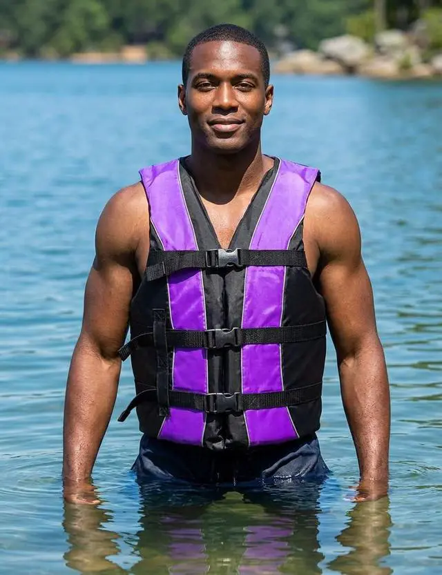 Alt view image 2 of 7 - Hardcore Life Jacket 2 Pack Paddle Vest for Adults; Coast Guard Approved Type III PFD Life Vest Flotation Device; Jet ski, Wakeboard, Kayak; Ideal Extra Pontoon Boat Life Jacket
