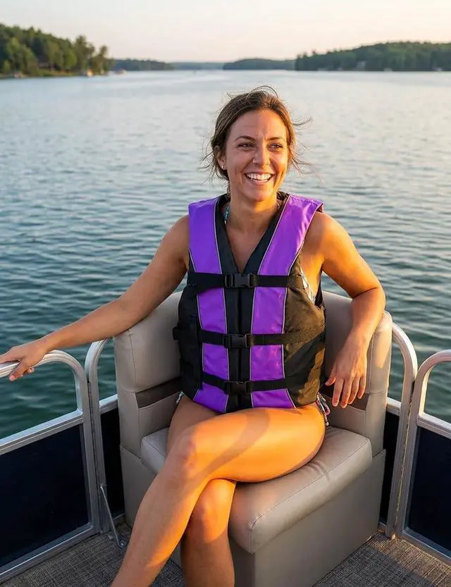 Alt view image 6 of 7 - Hardcore Life Jacket 2 Pack Paddle Vest for Adults; Coast Guard Approved Type III PFD Life Vest Flotation Device; Jet ski, Wakeboard, Kayak; Ideal Extra Pontoon Boat Life Jacket