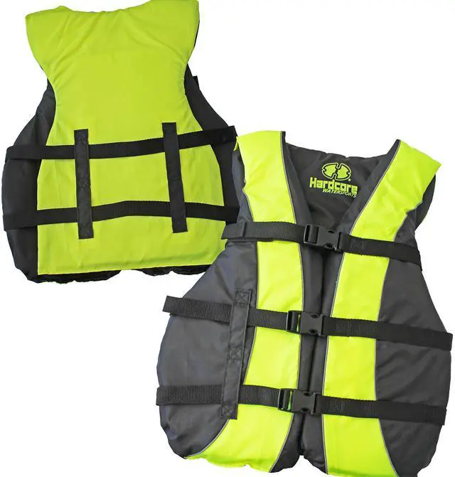 Alt view image 5 of 7 - Hardcore Life Jacket 2 Pack Paddle Vest for Adults; Coast Guard Approved Type III PFD Life Vest Flotation Device; Jet ski, Wakeboard, Kayak; Ideal Extra Pontoon Boat Life Jacket