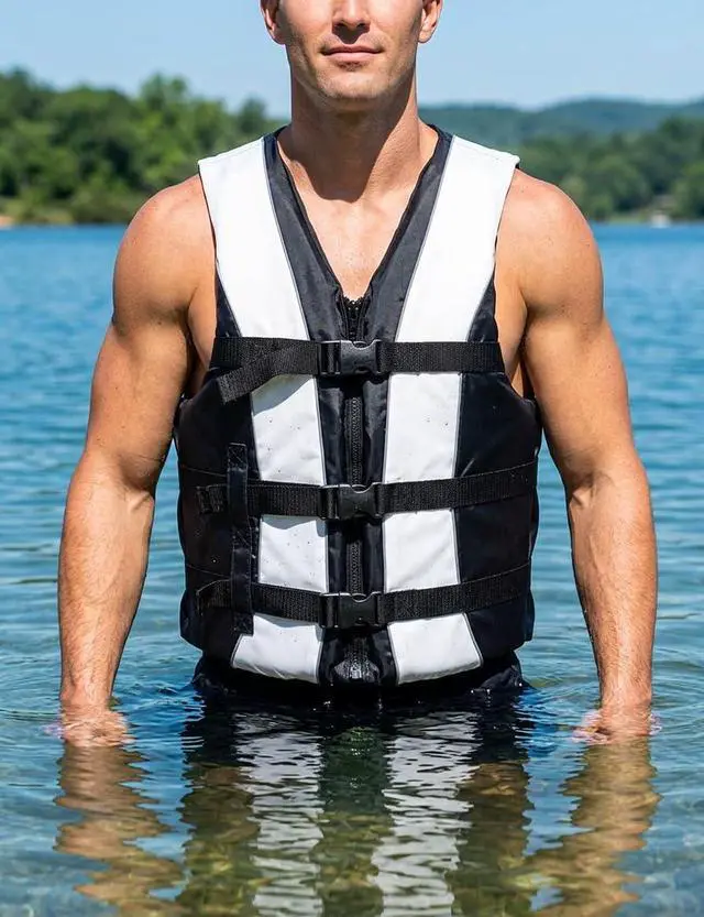 Alt view image 5 of 7 - Hardcore Life Jacket 2 Pack Paddle Vest for Adults; Coast Guard Approved Type III PFD Life Vest Flotation Device; Jet ski, Wakeboard, Kayak; Ideal Extra Pontoon Boat Life Jacket