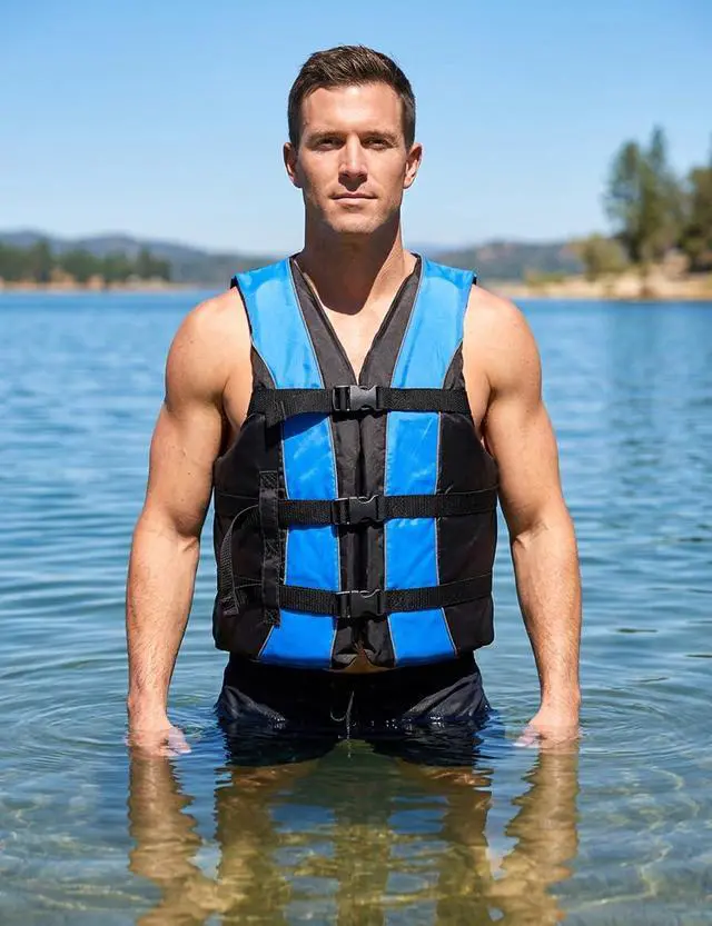 Alt view image 4 of 7 - Hardcore Life Jacket 2 Pack Paddle Vest for Adults; Coast Guard Approved Type III PFD Life Vest Flotation Device; Jet ski, Wakeboard, Kayak; Ideal Extra Pontoon Boat Life Jacket