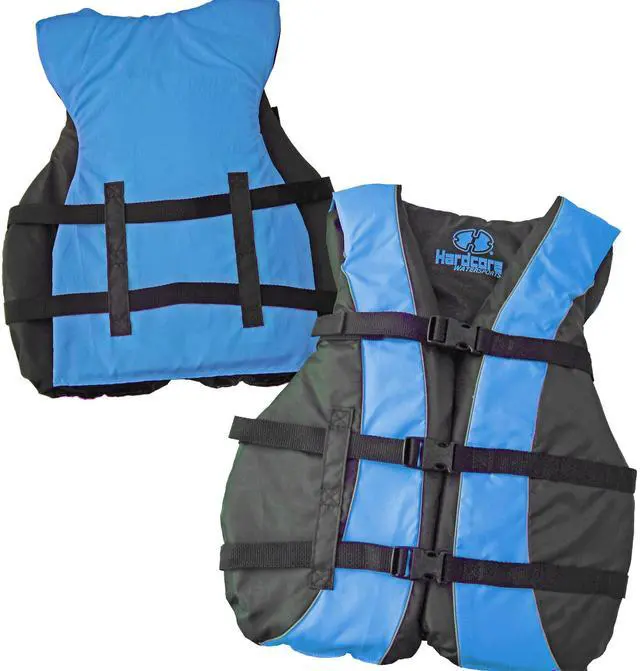 Alt view image 6 of 7 - Hardcore Life Jacket 2 Pack Paddle Vest for Adults; Coast Guard Approved Type III PFD Life Vest Flotation Device; Jet ski, Wakeboard, Kayak; Ideal Extra Pontoon Boat Life Jacket