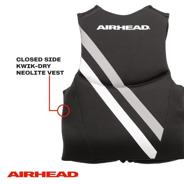 Alt view image 3 of 5 - ORCA Kwik-Dry NeoLite Flex Life Jacket for Adults & Kids - USCG Approved Life Vest for Men, Women, Youth & Child, Watersports Vest for Boating, Tubing & PWC