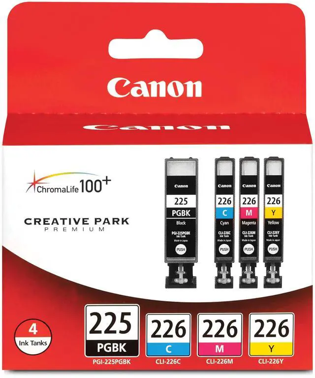 Main image of PGI225/CLI226 Genuine Color Multi Pack, Compatible with iP4820, MG5220, MG5120, MG6120, MG8120, MX882, iX6520, iP4920, MG5320, MG6220, MG8220, and MX892 Printers