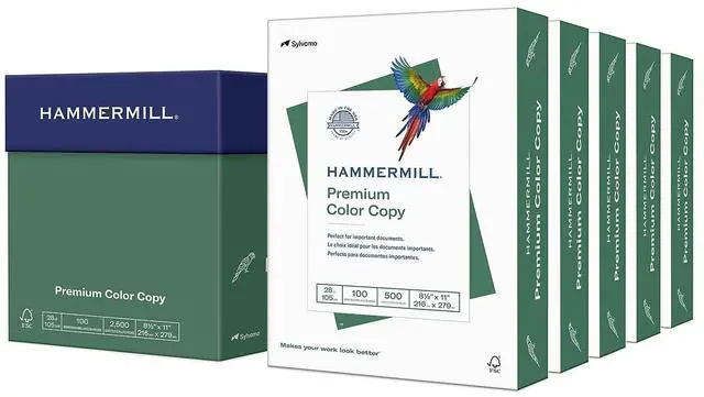 Main image of 8.5-inch x 11-inch Premium Color Copy Paper, 28 lbs., 100 Brightness, 2500 Sheet/Carton (102450)