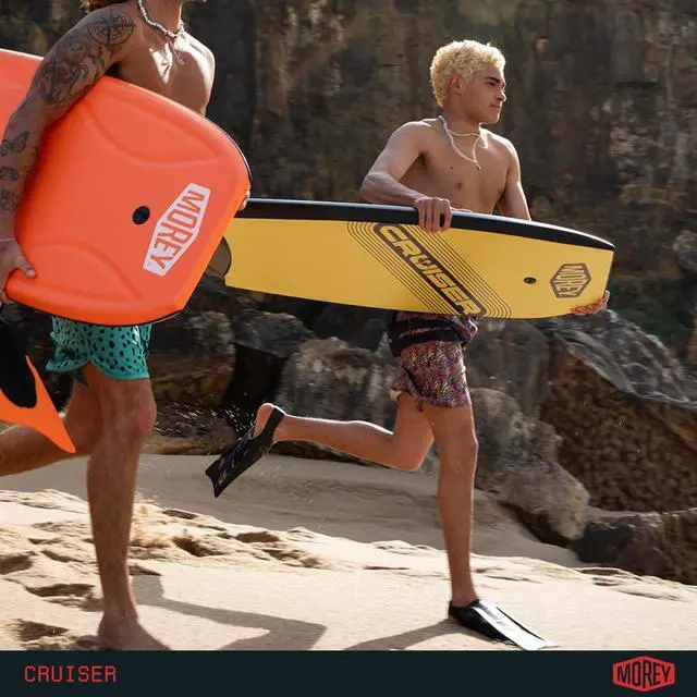 Alt view image 7 of 7 - ® Boogie Board Cruiser The Original Bodyboard; 42.5in Full Size Body Boards for Beach, All Skill Levels, Engineered with HDPE Slick Bottom for Speed, Contours for Grip. 2026 Model