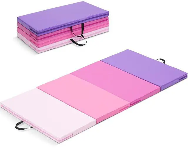 Main image of Gymnastics Mat 6'x3'x2''/4'x8'x2'' Exercise Mat Gym Mat for Home Aerobics Workout Foldable Tumbling Mat Children Gifts