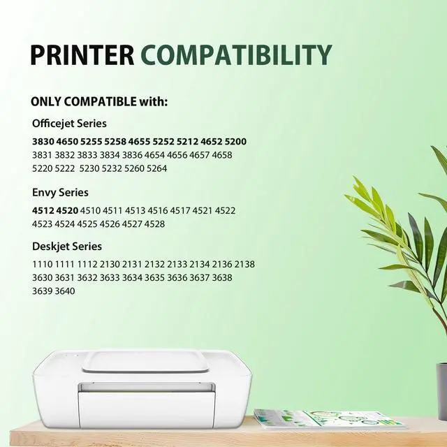 Alt view image 2 of 7 - 63 63XL Ink Cartridges Combo Pack for HP 3830 4520 4650 5255 5258 Printers | Replacement for HP63XL Black and Color for HP Envy 4520 4512 OfficeJet 3830 4650 5255 5258 5200 DeskJet 1112 Printer 2-Pack