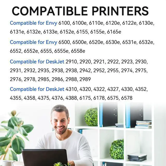 Alt view image 4 of 7 - High Yield 68e 68 XL Ink Cartridge Compatible for HP 68 Ink Cartridges Black/Color Combo Pack Compatible for Envy 6155e 6555e 6100e 6155 6555 6500e 6152e 6100 6500 Deskjet 2923 4327 4355 2955 Printer