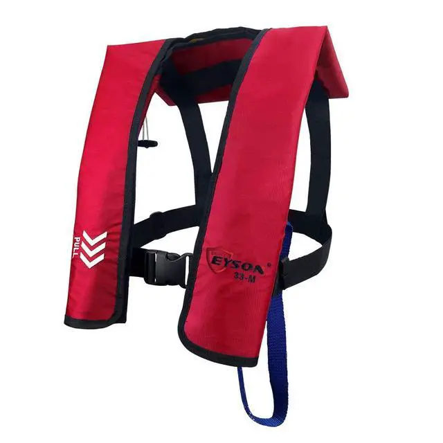 Alt view image 2 of 6 - Inflatable Life Jacket Inflatable Life Vest for Adult Classic Manual