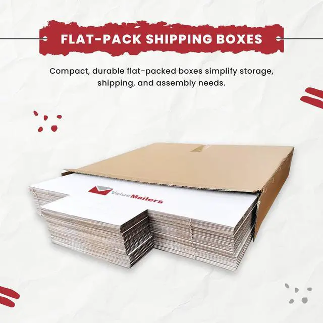 Alt view image 4 of 6 - 100 Record lp Mailer Mailers White Holds 1 to 4 Albums - 12" Record LP Vinyl Cardboard Multi-Depth Closure by