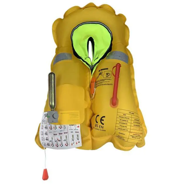 Alt view image 5 of 6 - Inflatable Life Jacket Inflatable Life Vest for Adult Classic Manual