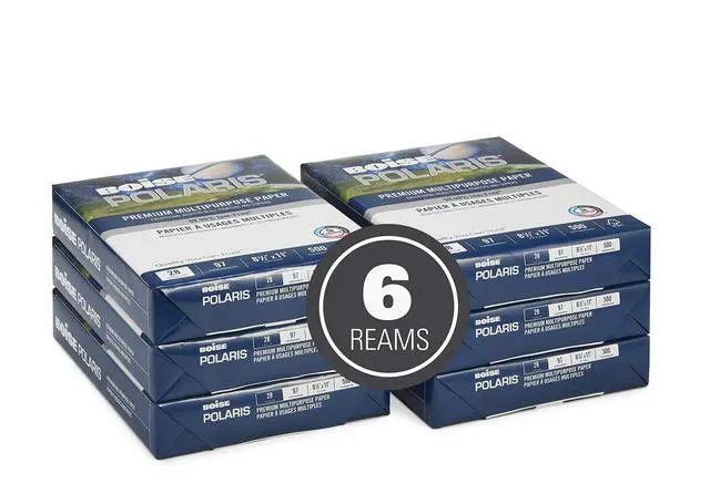 Alt view image 2 of 4 - Premium Multipurpose Copy Paper | 8.5" x 11" Letter | 97 Bright White, 28 lb. | 6 Ream Carton (3,000 Sheets)