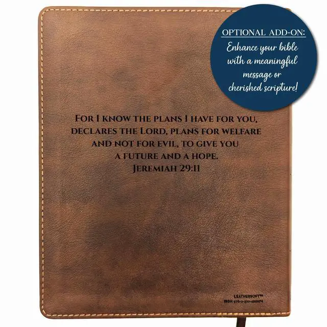Alt view image 5 of 7 - Personalized NIV Bible, Custom Holy Bible, New International Version, Man of Faith (Man of Faith Personalized)