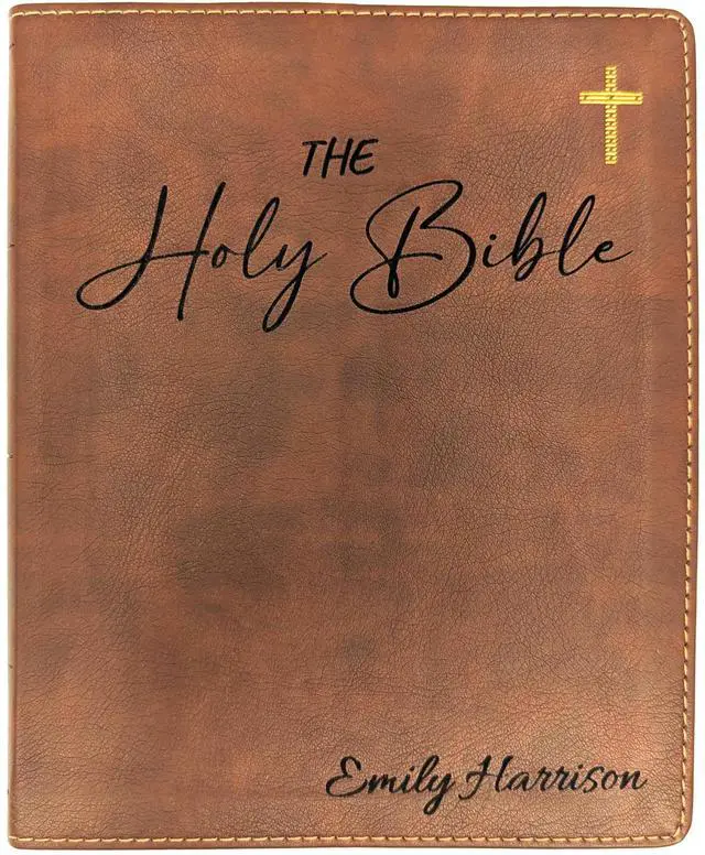 Main image of Personalized NIV Journaling Bible | New International Version | Custom Engraved Name | Easy-to-read Study Bible | Christian Gift for Men, Women, and Kids (Personalized Name)