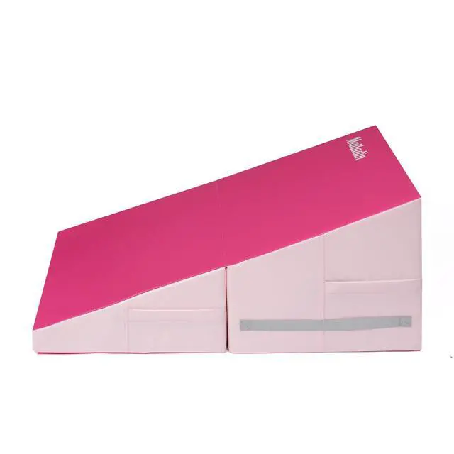 Alt view image 6 of 6 - Incline Gymnastics Wedge Mat, Folding Gymnastics Mat for Kids Girls Home Training Exercise