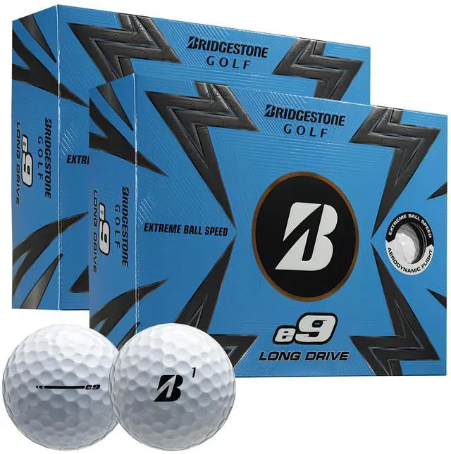 Main image of e9 Contact Golf Balls | Two-Piece Construction | Surlyn Cover | 330 Dimple Design | Pack of 2