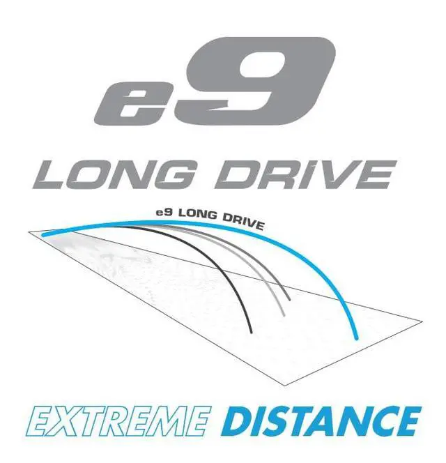 Alt view image 5 of 6 - e9 Contact Golf Balls | Two-Piece Construction | Surlyn Cover | 330 Dimple Design | Pack of 2