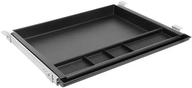 Main image of Large Under Desk Pencil Drawer 16 inch Deep | 21.25 W, Ball Bearing Slide-Out Organizer for Office Supplies, Paper & Pencils | Fits Desks Over 1 Thick, Adjustable Extension 16.2528