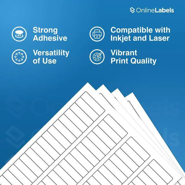 Alt view image 5 of 7 - Address Labels - 1.75 x 0.5 - Pack of 160,000 Labels, 2,000 Sheets - Inkjet/Laser Printer