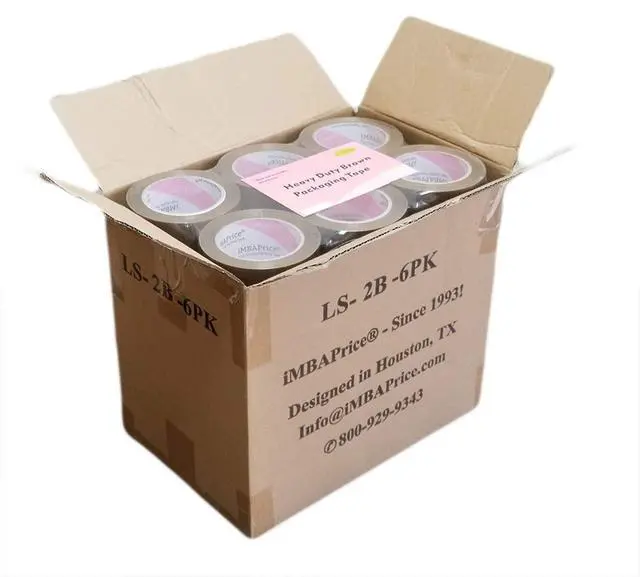 Alt view image 3 of 7 - Sealing Tape - 1 Box of Premium (36 Roll of 110 Yards) 36x330 Feet Long 2" Wide Brown Shipping Packaging Tape