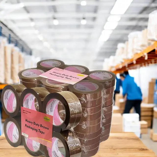 Alt view image 6 of 7 - Sealing Tape - 1 Box of Premium (36 Roll of 110 Yards) 36x330 Feet Long 2" Wide Brown Shipping Packaging Tape