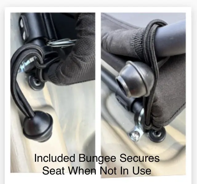 Alt view image 5 of 7 - Kayak Seat Replacement Upgrade Kit for Tamarack Tahoma Tioga Spitfire Kenai - Foldable Back Support with Cushioned Base - Seat and All Hardware