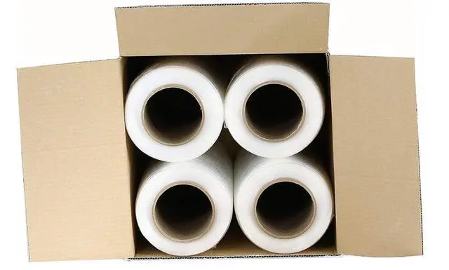 Alt view image 4 of 5 - 8 Rolls 18" x 1500 FT Pre-Stretched Stretch Wrap 33 Gauge (80G Equivalent) Clear Hand Shrink Pallet Wrap Film for Moving and Warehouse
