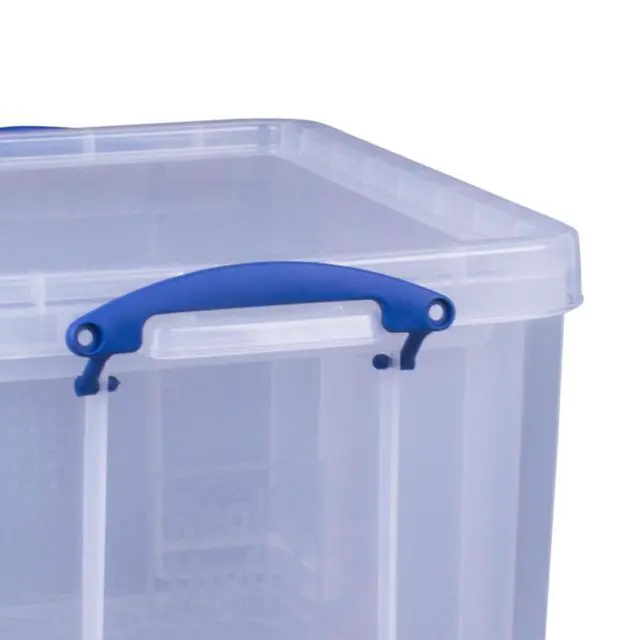 Alt view image 6 of 7 - 3-Pack Clear Stackable Storage Containers with Snap Lids, 32 Liters - Plastic Organizer Bins with Clip-Lock Handles for Home, Bedroom, Closet, Bathroom, Garage, and Office