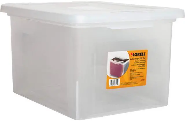 Main image of Storage Case File Box, Clear (LLR68925CT)